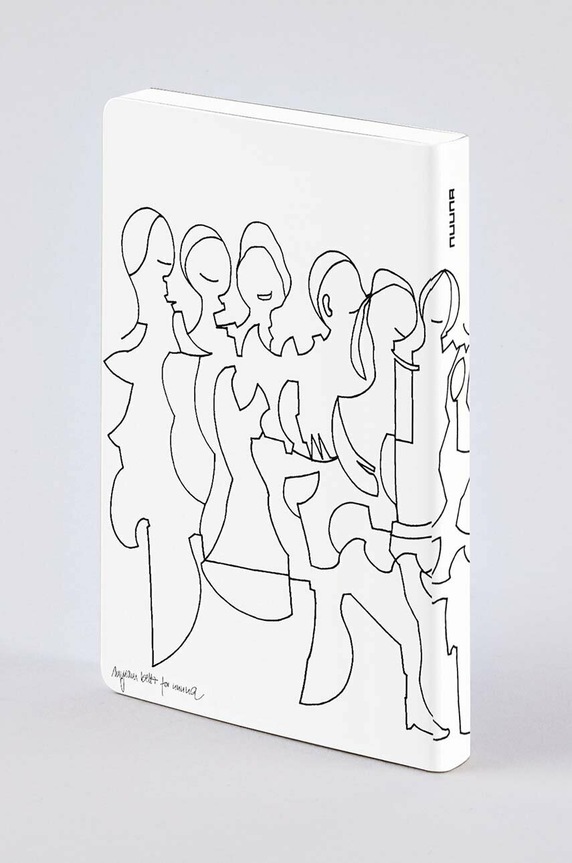 Nuuna jegyzetfüzet Friends by Myriam Beltz S fehér 55485.
