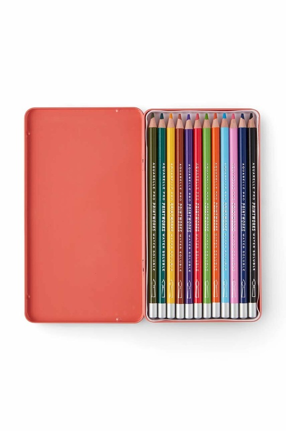 Printworks komplet kredek w etui Aquarelle (12-pack) PW00567 multicolor AA00