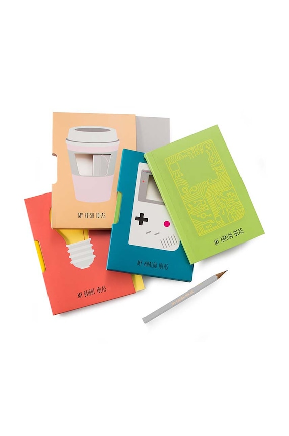 Donkey notes i długopis My fresh Ideas multicolor 400321