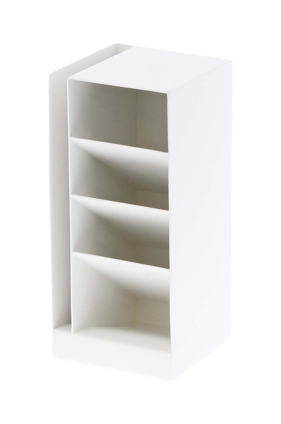 Yamazaki organizator de birou Tower alb 3319