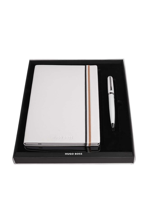 HUGO BOSS notes i długopis czarny HPBH254G