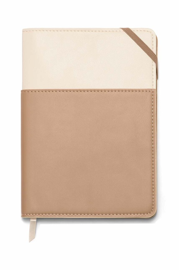 Блокнот Designworks Ink Vegan Leather Pocket Journa бежевий PJ.1002EU