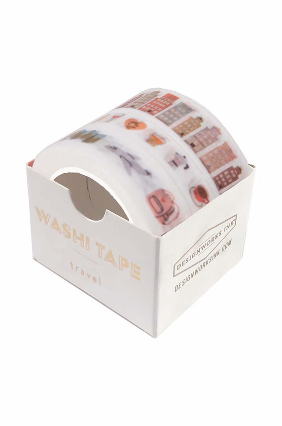 Набор декоративных лент Designworks Ink Travel 3 шт мультиколор DWASH.2028EU