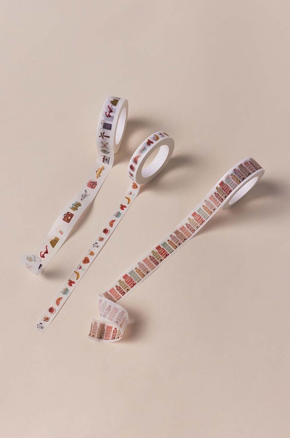 Набор декоративных лент Designworks Ink Travel 3 шт DWASH.2028EU мультиколор AA00