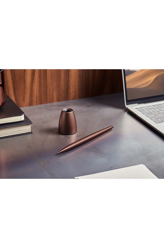 Kemijska olovka s postoljem Lexon Scribalu LS64BZ smeđa