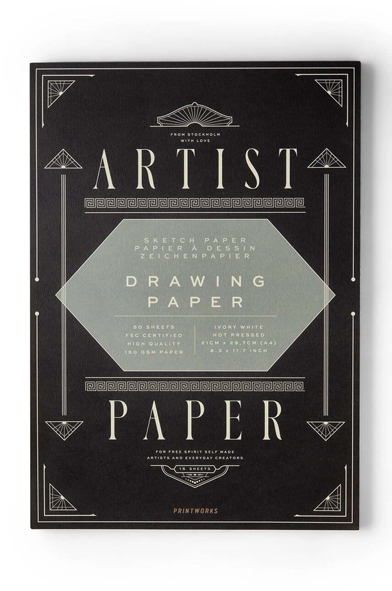 Блокнот для малювання Printworks Artist Paper A4 барвистий PRPW00573