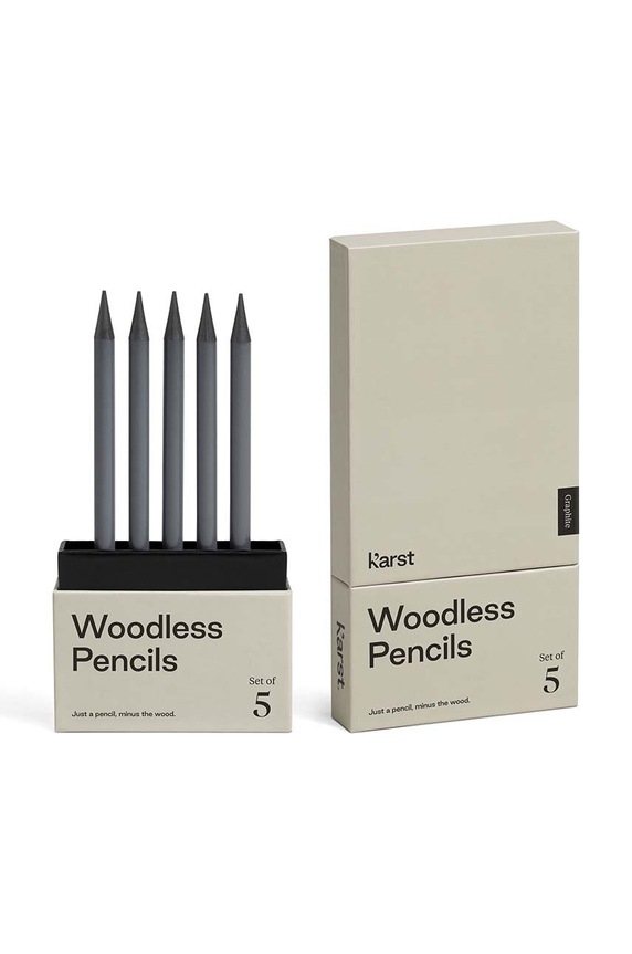 Set olovaka Karst 2B 5-pack bež KA.Pencils.Grey.5pk.v2