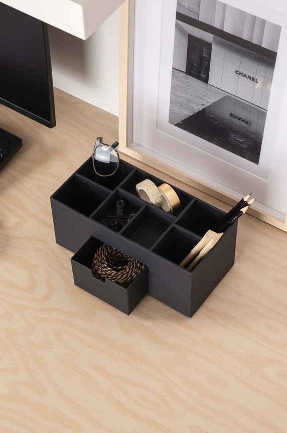 Stolní organizér Bigso Box of Sweden Vendela 900145601 šedá