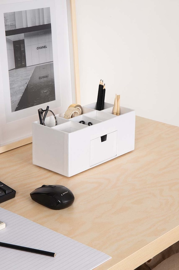 Lifestyle Bigso Box of Sweden organizator de birou Vendela 900145501 alb