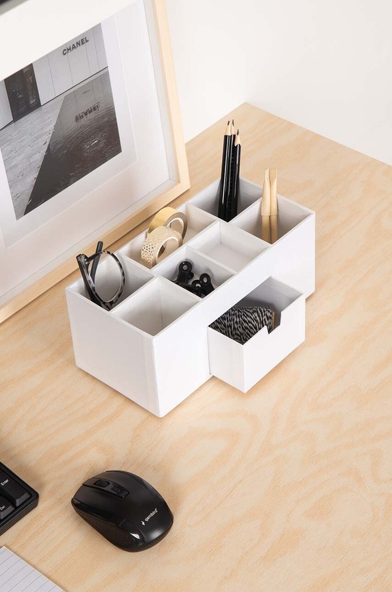 Bigso Box of Sweden organizator de birou Vendela alb 900145501