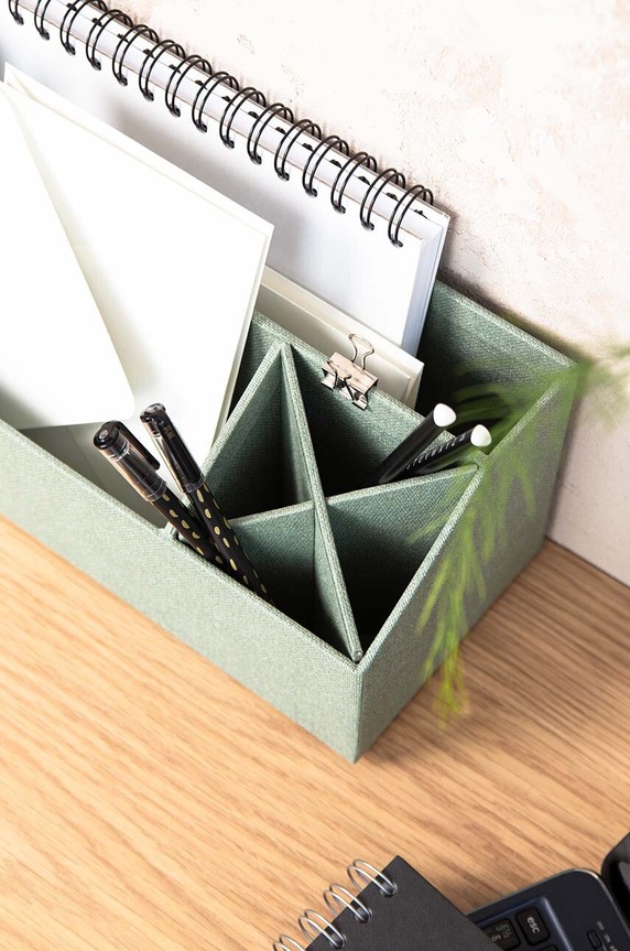 Bigso Box of Sweden organizator de birou Elisa turcoaz 2751C1601