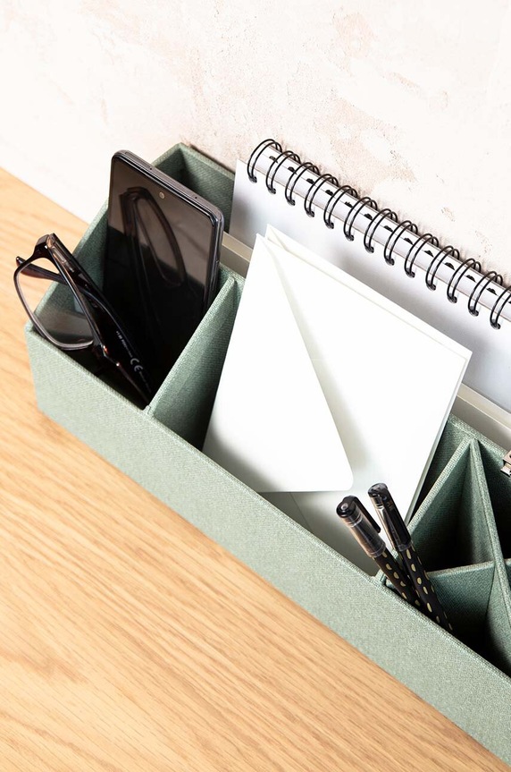 Bigso Box of Sweden organizator de birou Elisa 2751C1601 turcoaz