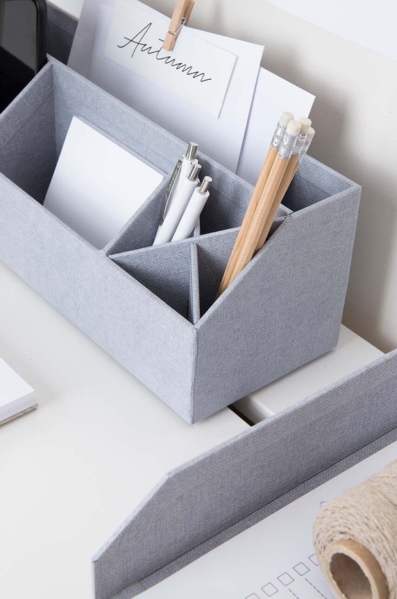 Bigso Box of Sweden organizer da tavolo Elisa grigio 2751C6201