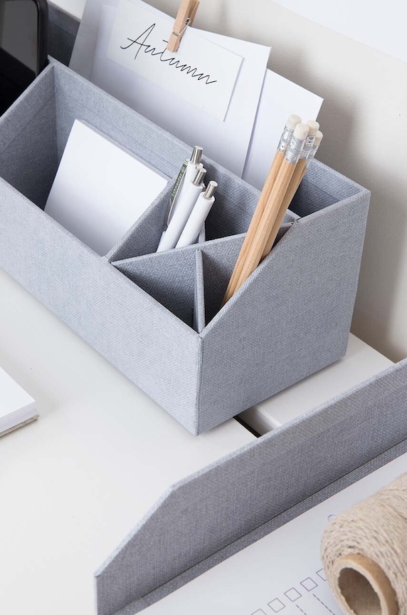 Bigso Box of Sweden organizer da tavolo Elisa grigio 2751C6201