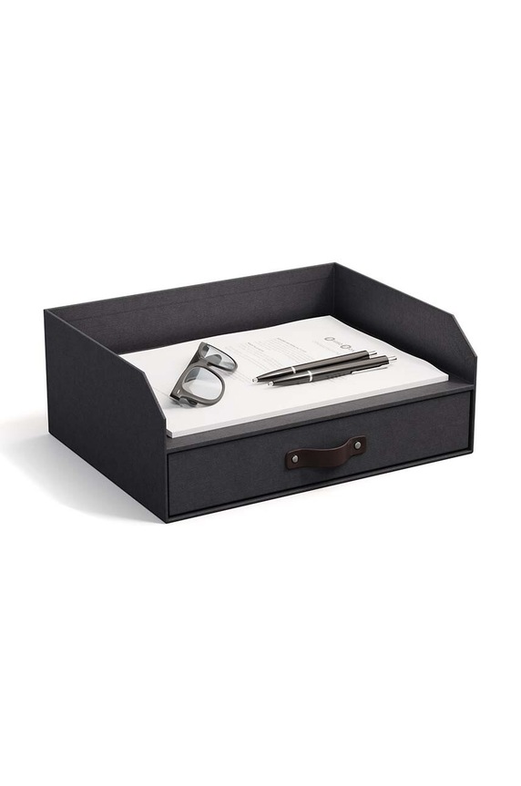 Лайфстайл Органайзер для документів Bigso Box of Sweden Walter 8541C6849LEA648 чорний