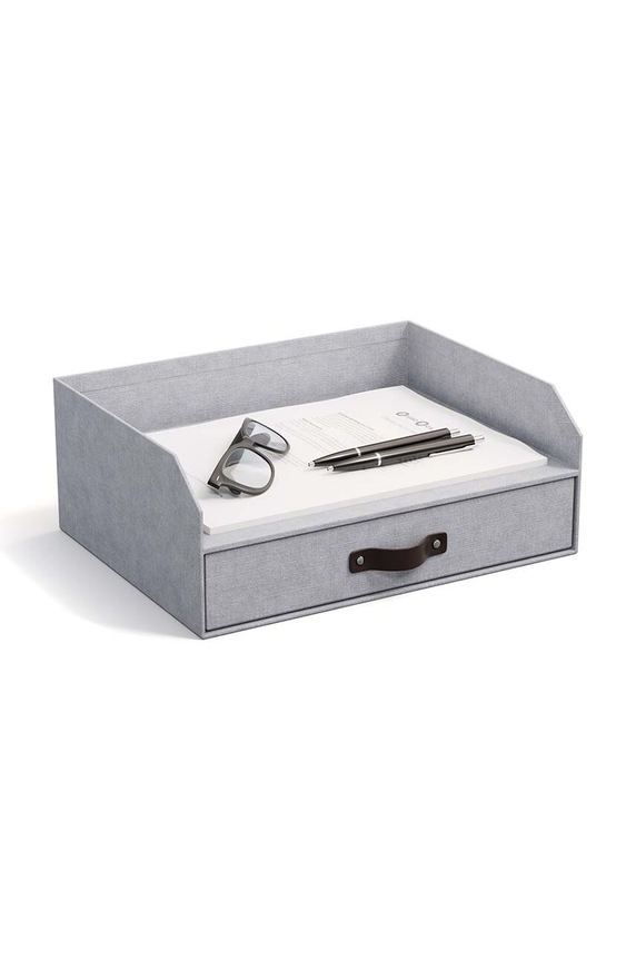 Lifestyle Bigso Box of Sweden organizer per documenti Walter 8541C6249LEA648 grigio