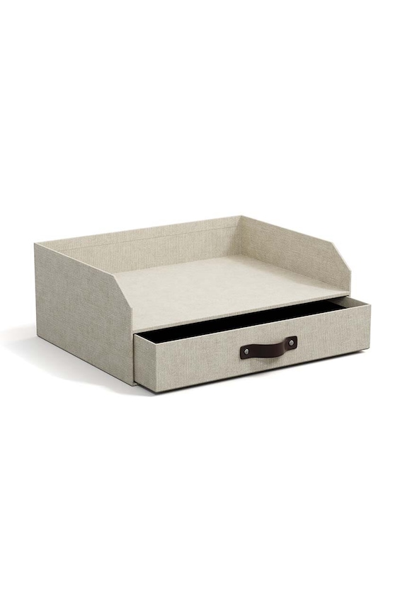 Bigso Box of Sweden organizer na dokumenty Walter 8541C5549LEA648 beżowy AA00