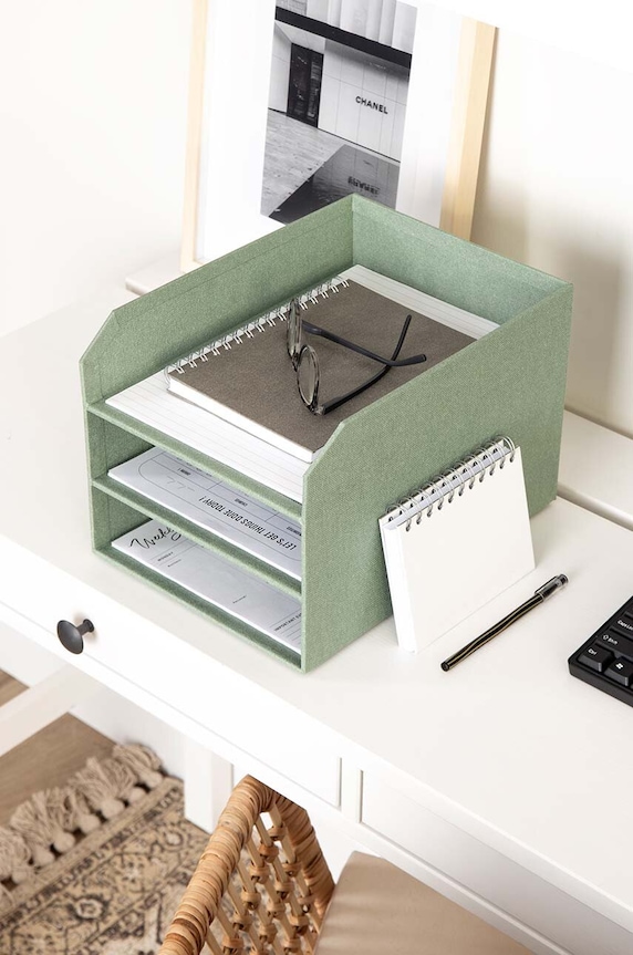 Bigso Box of Sweden organizer na dokumenty Trey turkusowy 8711C1601