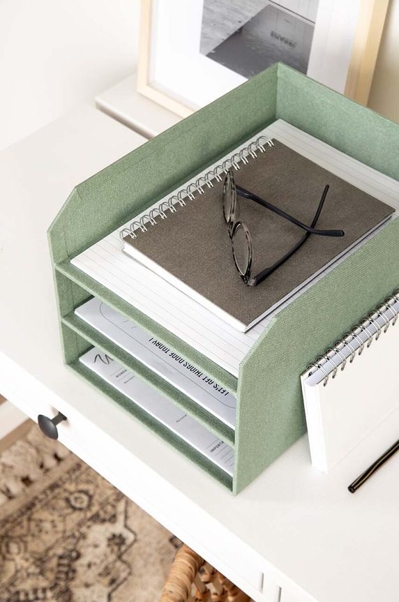 Bigso Box of Sweden organizer na dokumenty Trey 8711C1601 turkusowy