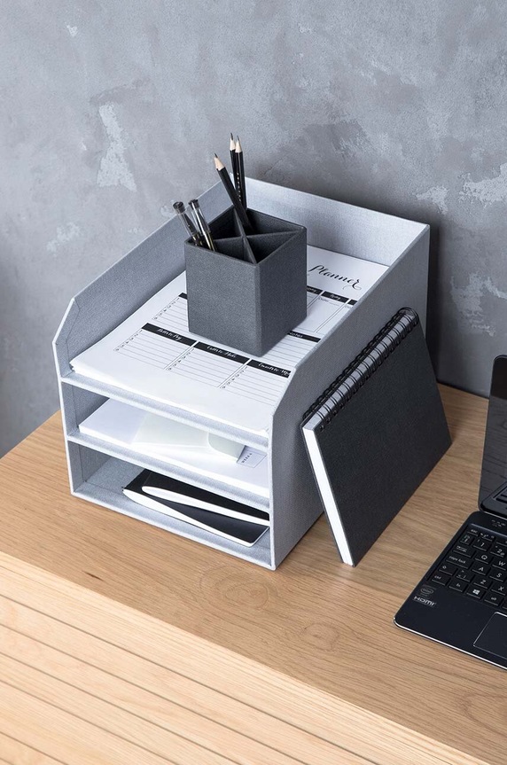 Organizér na doklady Bigso Box of Sweden Trey sivá 8711C6201