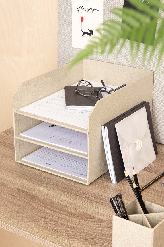 Organizér na doklady Bigso Box of Sweden Trey 8711C5501 béžová