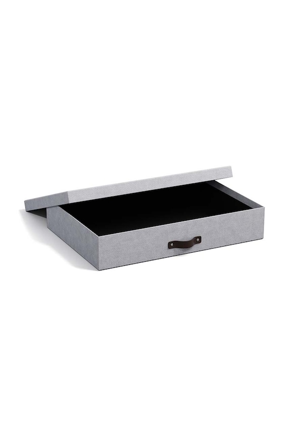 Living și dormitor Bigso Box of Sweden cutie de depozitare A6 Sverker 9341C6249LEA648 gri