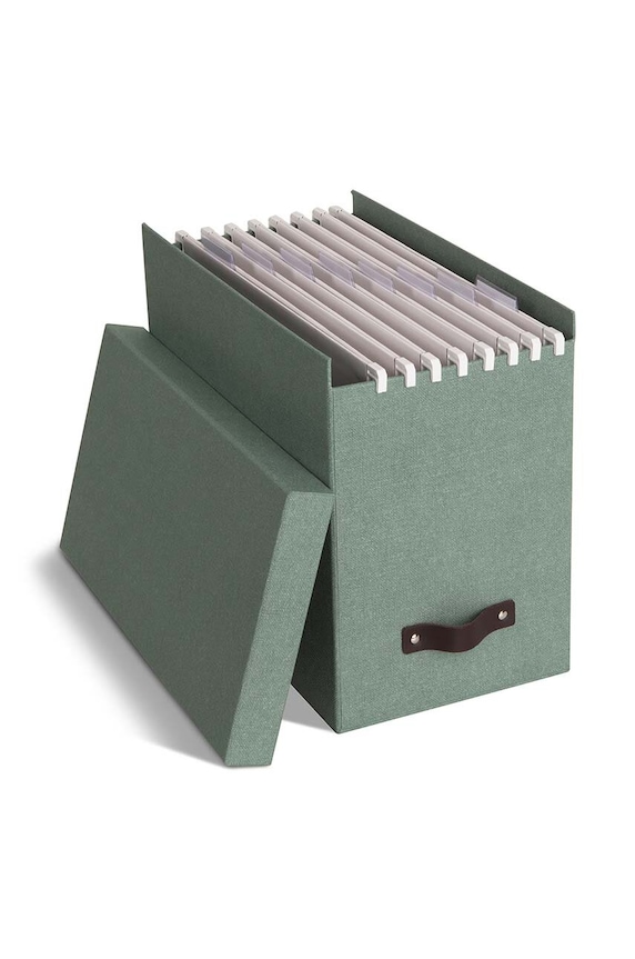Lifestyle Bigso Box of Sweden organizer na dokumenty A4 Johan 9441C1649LEA648 turkusowy