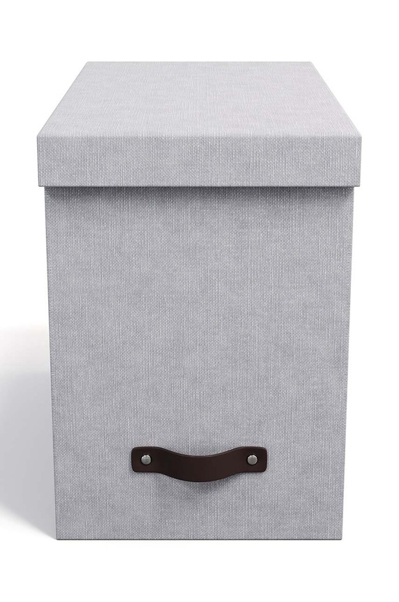 Bigso Box of Sweden organizer na dokumenty A4 Johan 9441C6249LEA648 szary AA00