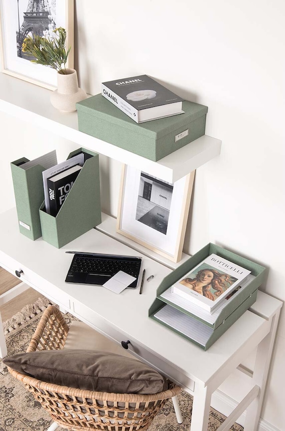 Bigso Box of Sweden organizer pentru documente Holger 5-pack 4915C1639 turcoaz