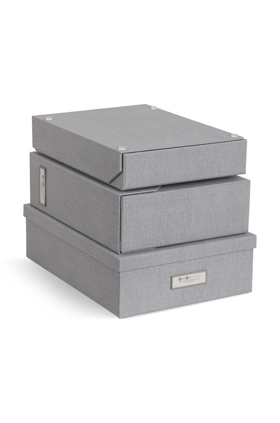 Lifestyle Bigso Box of Sweden organizer pentru documente Holger 5-pack 4915C6239 gri