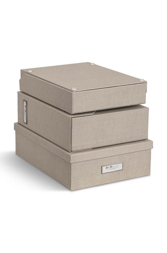 Lifestyle Bigso Box of Sweden organizer pentru documente Holger 5-pack 4915C5539 bej