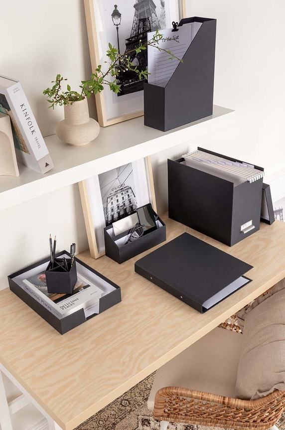Bigso Box of Sweden set de organizatori de birou Hilda 6-pack gri 516645602