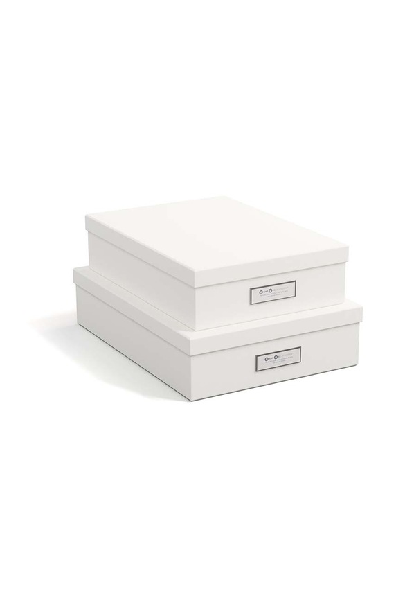 Ящик для хранения Bigso Box of Sweden Rasmus 2 шт белый 778245541