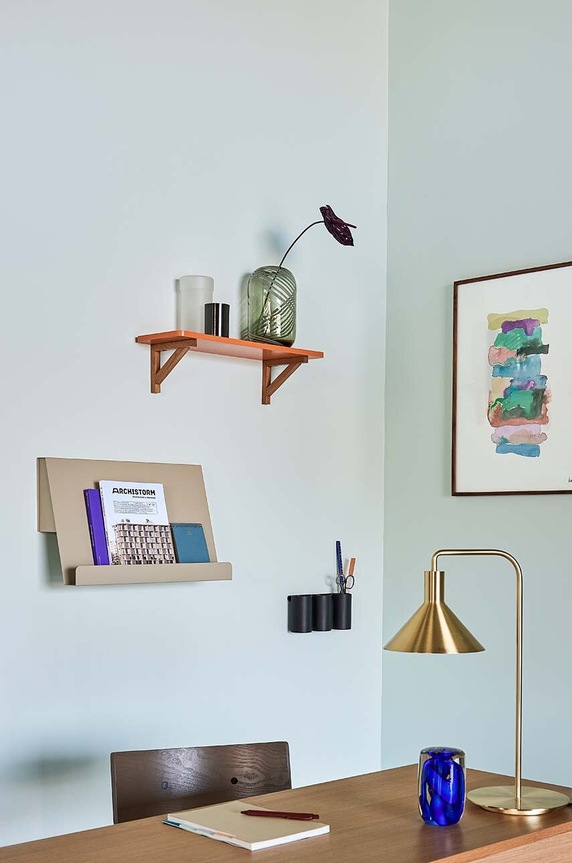 Οργανωτής τοίχου Hübsch Silo 991908 μαύρο