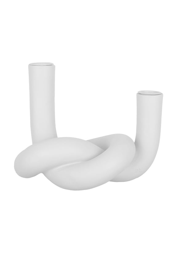 Present Time dekoratív gyertyatartó fehér PT3882WH