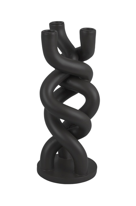 Present Time Ukrasni svijećnjak crna PT3883BK