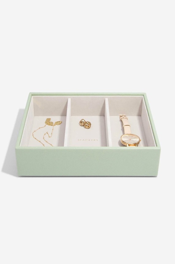 Organizér na šperky Stackers 74517 zelená