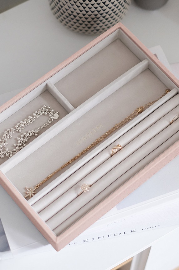 Stackers organizer na biżuterię różowy 73762