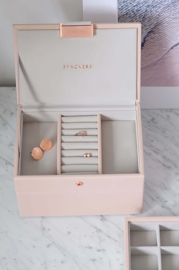 Salon i sypialnia Stackers organizer na biżuterię 73765 różowy