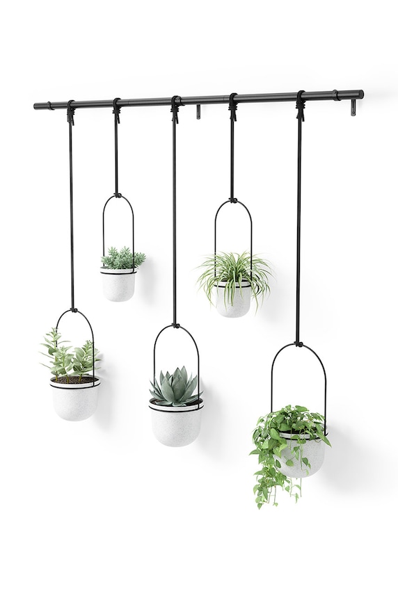 Umbra fali edények készlete 2 x O 10 cm / 3 x O15 cm 1018086.660 fehér AA00