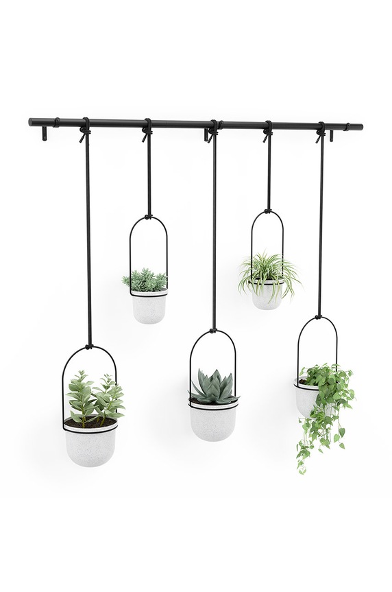 Nappali és hálószoba Umbra fali edények készlete 2 x O 10 cm / 3 x O15 cm 1018086.660 fehér