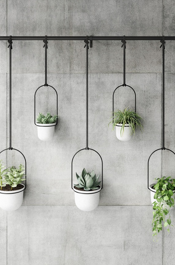 Umbra fali edények készlete 2 x O 10 cm / 3 x O15 cm 1018086.660