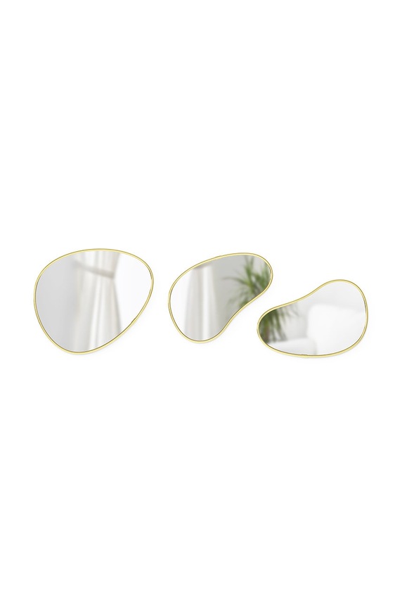 Dnevni boravak i spavaća soba Umbra Set ogledala (3-pack) 1018566.104 smeđa