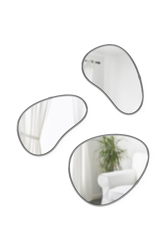Umbra zestaw luster (3-pack) szary 1018566.378