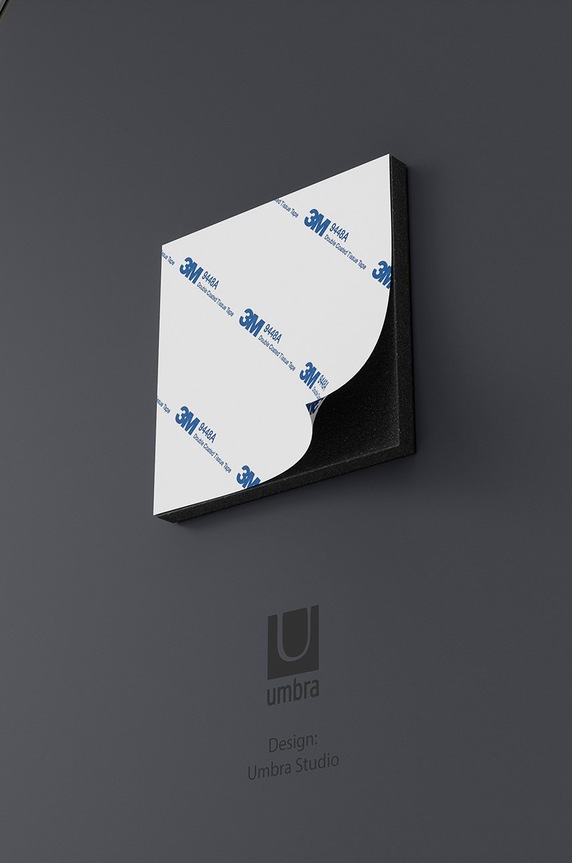Umbra zestaw luster (3-pack) szary 1018566.378