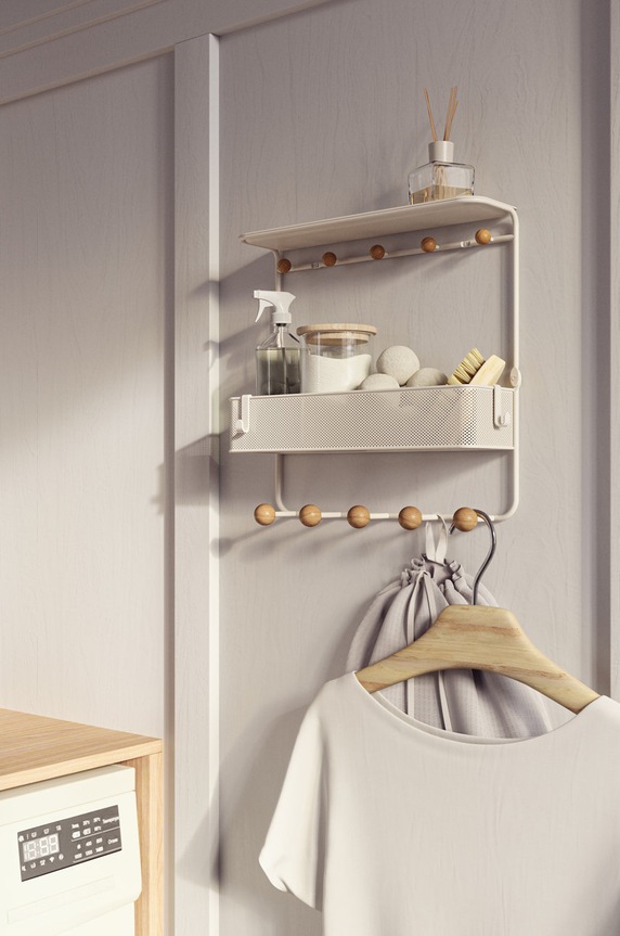 Umbra Настінна вішалка з поличкою 1018030.660