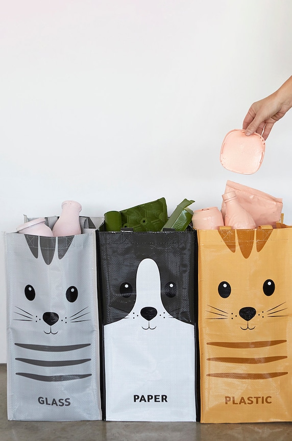 Balvi zestaw worków do recyklingu (3-pack) 27499 multicolor AA00