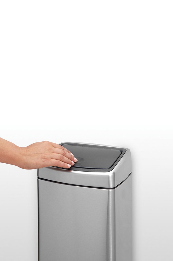 Brabantia kosz na śmieci Touch Bin 10 L szary 477225