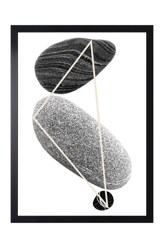 uokvireni plakat bijela AN0003