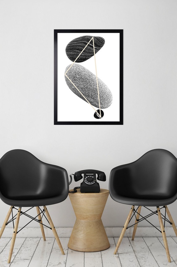 uokvireni plakat AN0003 bijela AA00